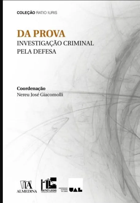 Capa de Da Prova: investigação criminal pela defesa