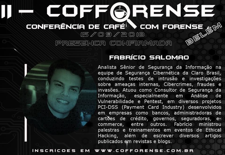 COFFORENSE - Belém - PA - 2018