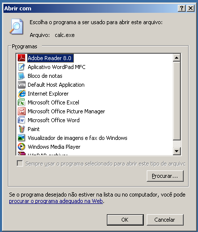 Virus não permite que funcione nenhum programa