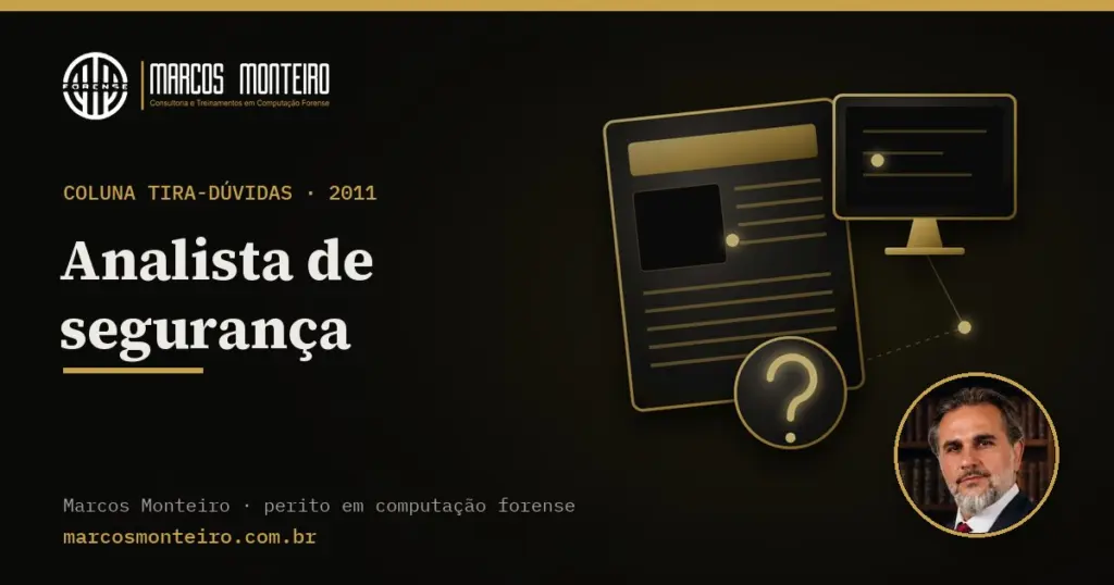 Analista de segurança