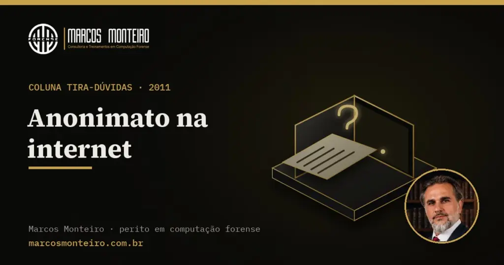 Anonimato na internet