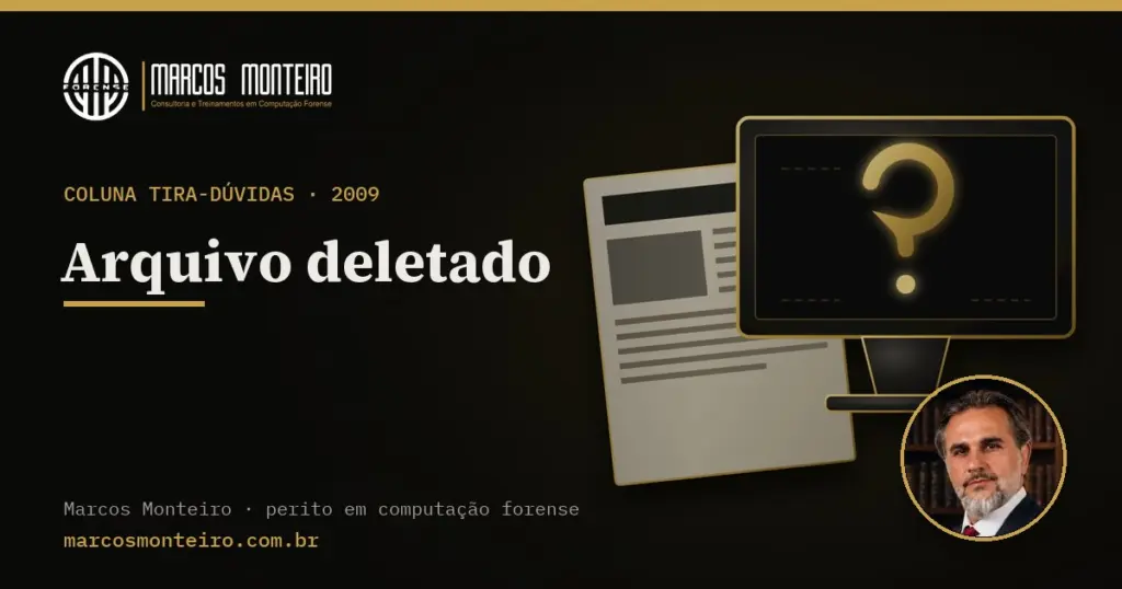 Arquivo deletado