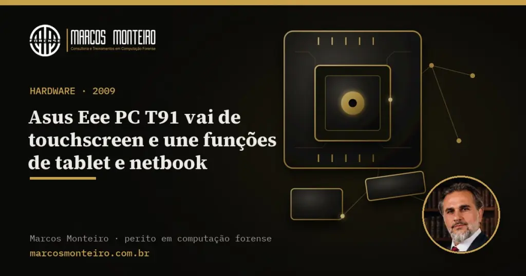 Asus Eee PC T91 vai de touchscreen e une funções de tablet e netbook