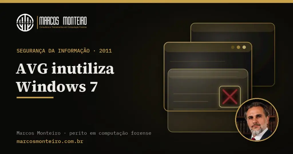 AVG inutiliza Windows 7
