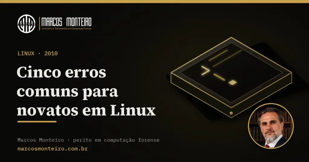 Cinco erros comuns para novatos em Linux