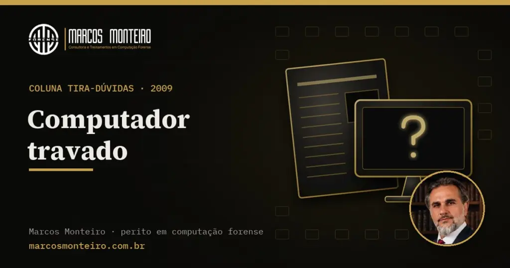 Computador travado