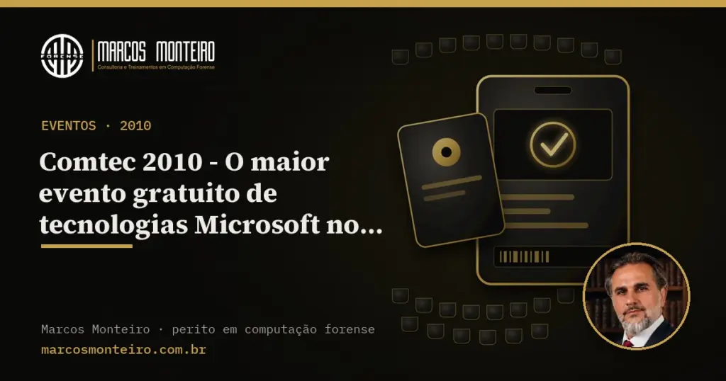 Comtec 2010 – O maior evento gratuito de tecnologias Microsoft no Ceará