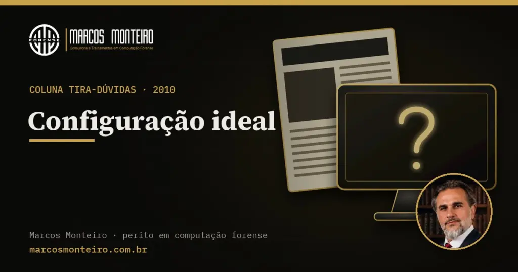 Configuração ideal