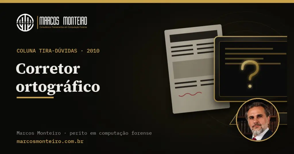 Corretor ortográfico