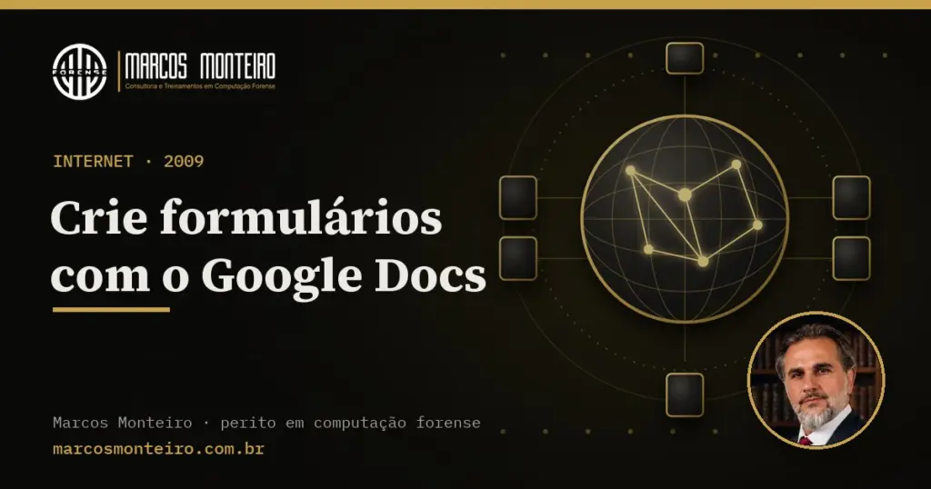 Crie formulários com o Google Docs