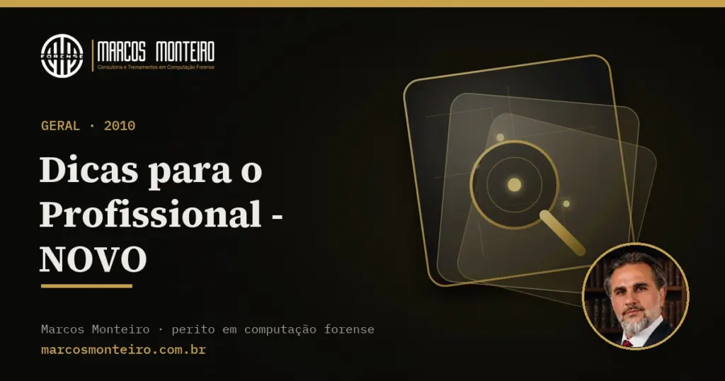 Dicas para o Profissional – NOVO