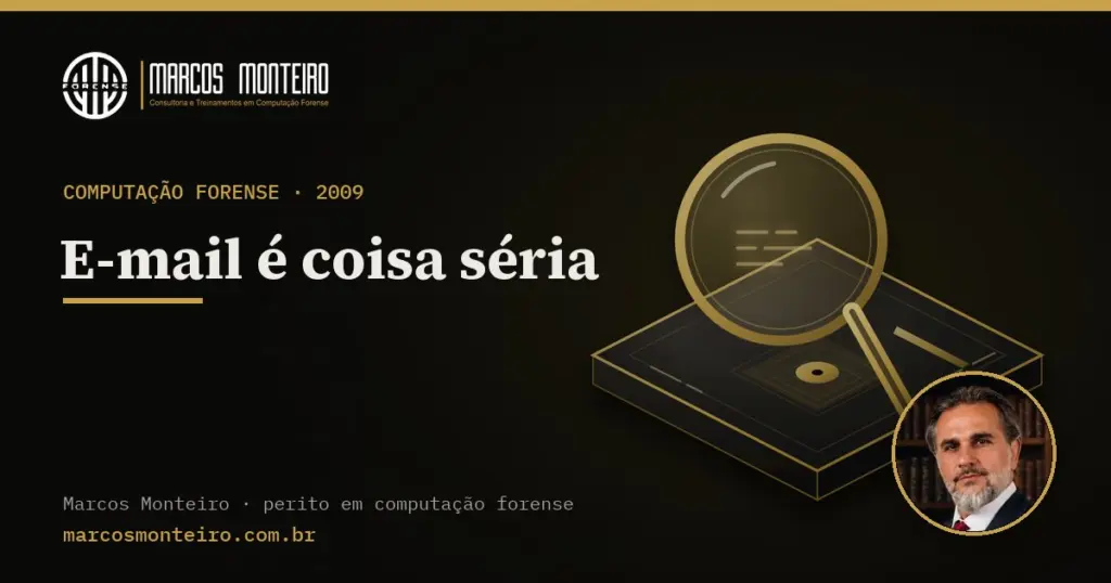 E-mail é coisa séria