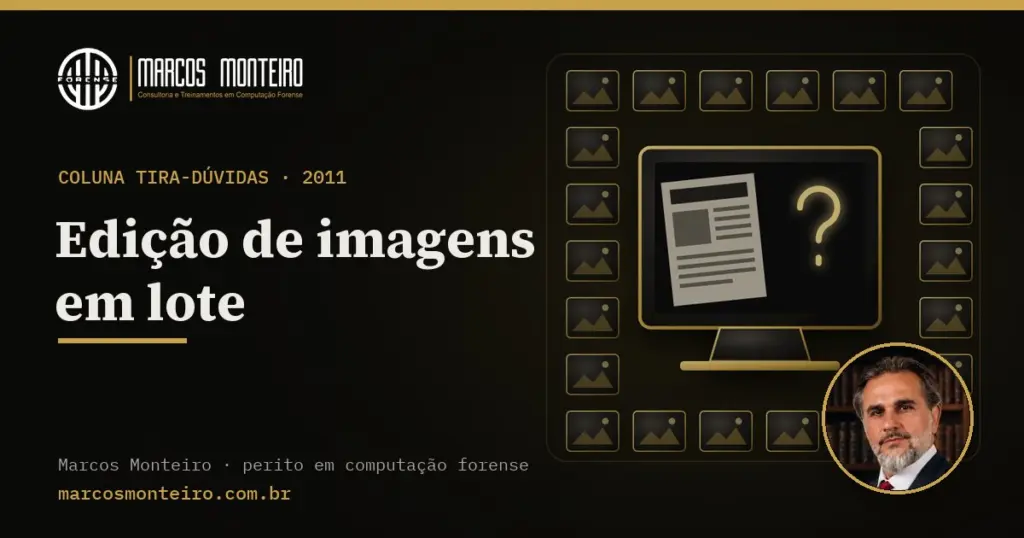 Edição de imagens em lote