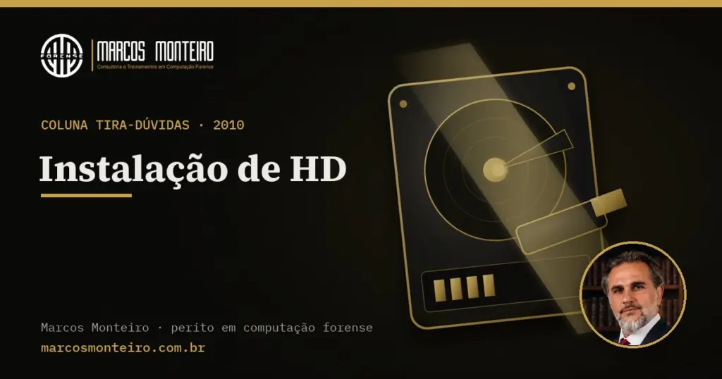 Instalação de HD