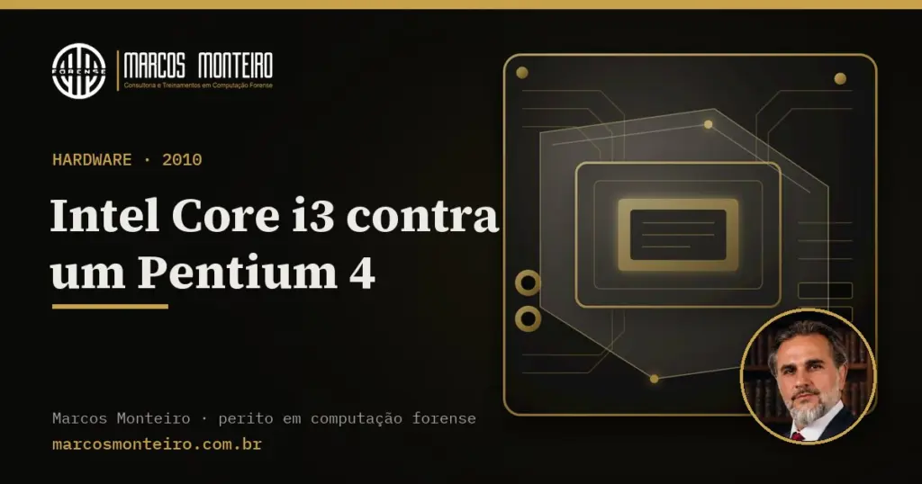 Intel Core i3 contra um Pentium 4