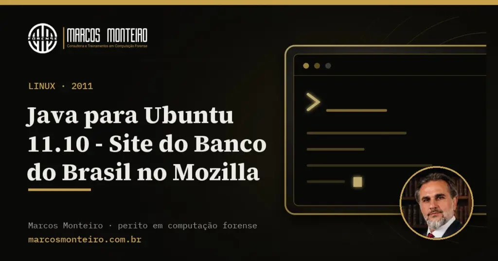 Java para Ubuntu 11.10 – Site do Banco do Brasil no Mozilla