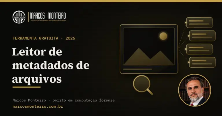 Capa da ferramenta: Leitor de metadados de arquivos (fotos, PDF e documentos)