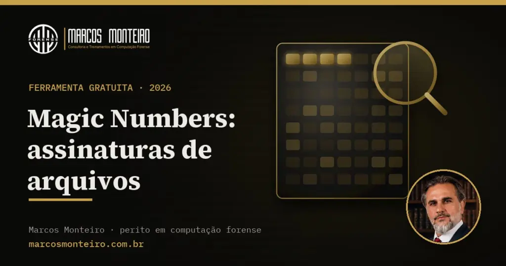 Capa da ferramenta: Base de Magic Numbers (assinaturas de arquivos)