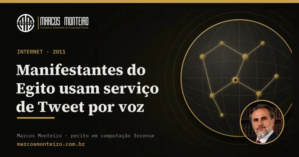 Manifestantes do Egito usam serviço de Tweet por voz