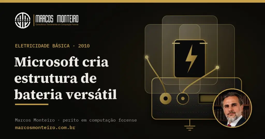 Microsoft cria estrutura de bateria versátil