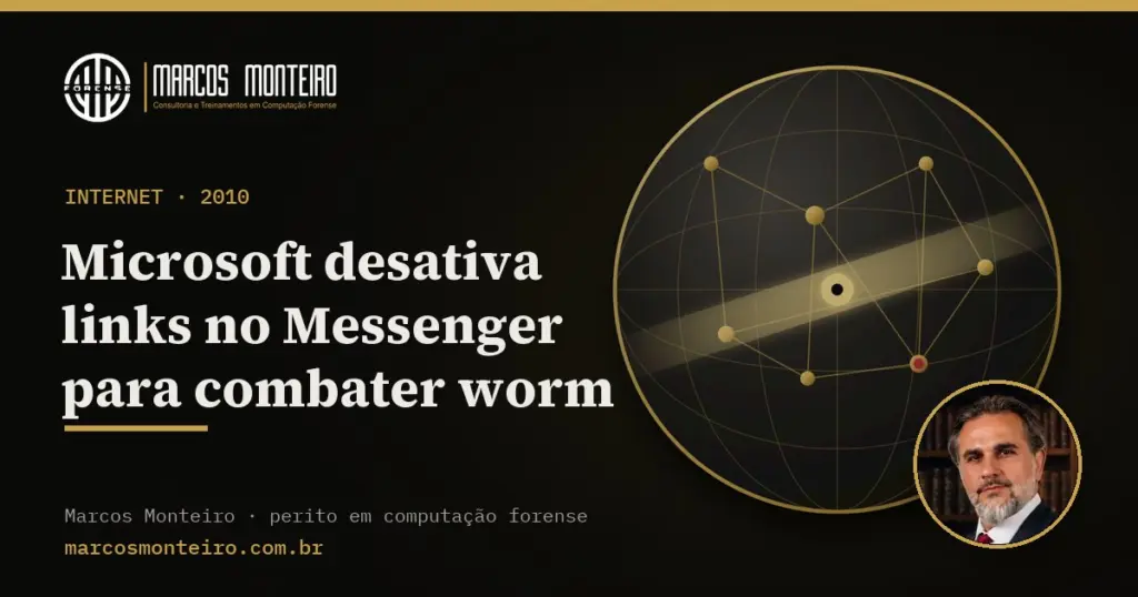 Microsoft desativa links no Messenger para combater worm