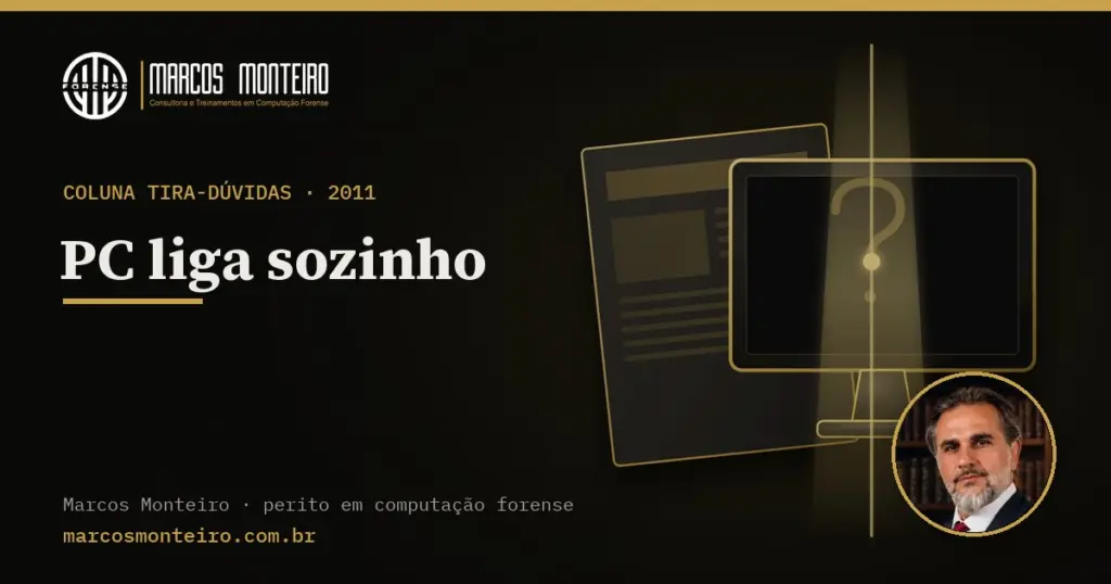 PC liga sozinho