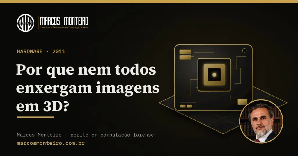 Por que nem todos enxergam imagens em 3D?