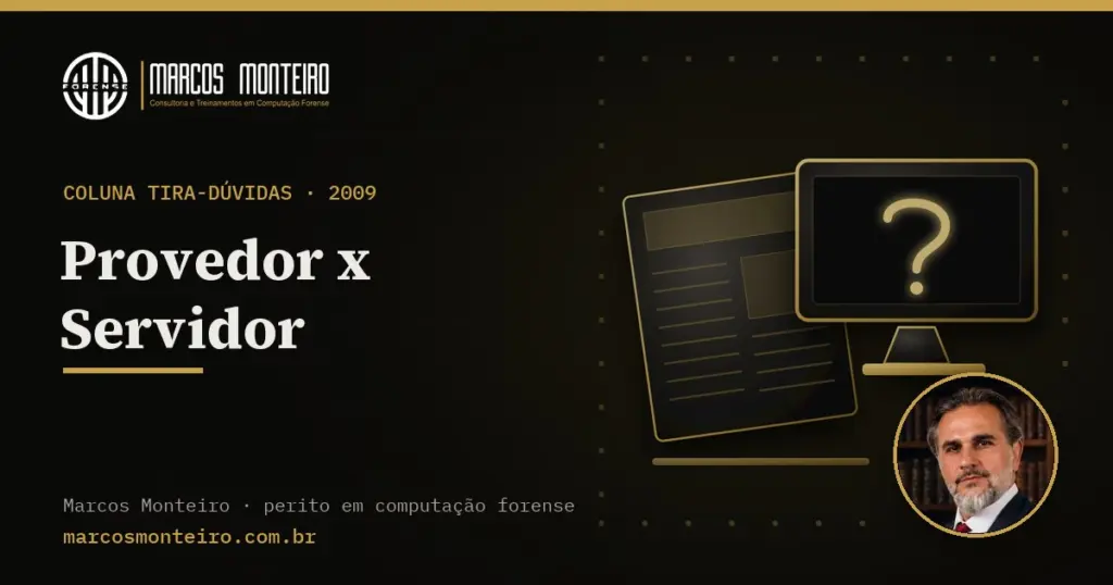 Provedor x Servidor