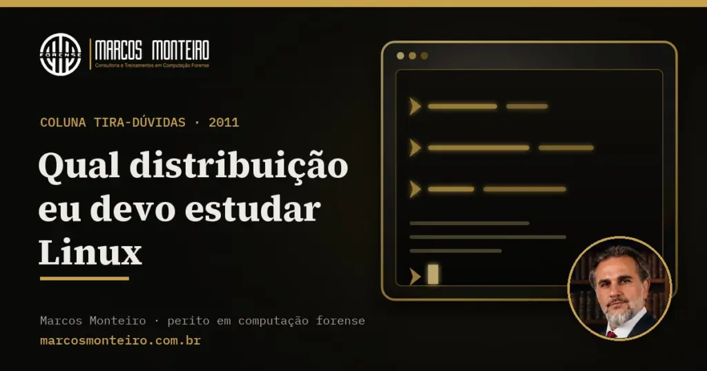 Qual distribuição eu devo estudar Linux