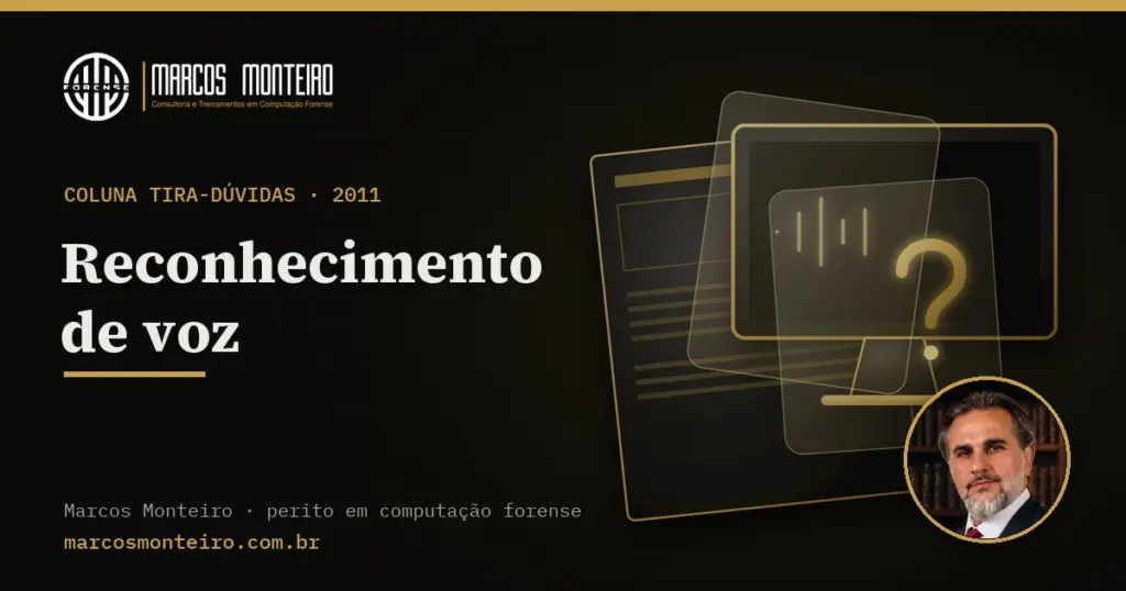 Reconhecimento de voz