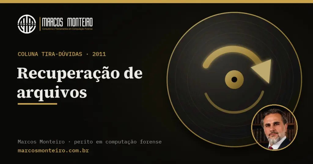Recuperação de arquivos