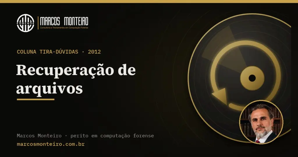 Recuperação de arquivos