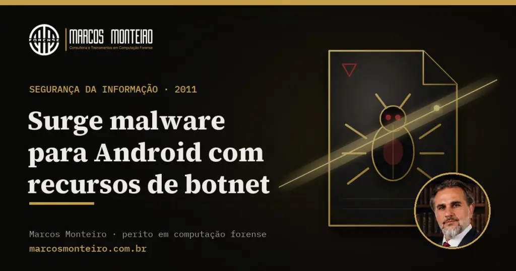 Surge malware para Android com recursos de botnet
