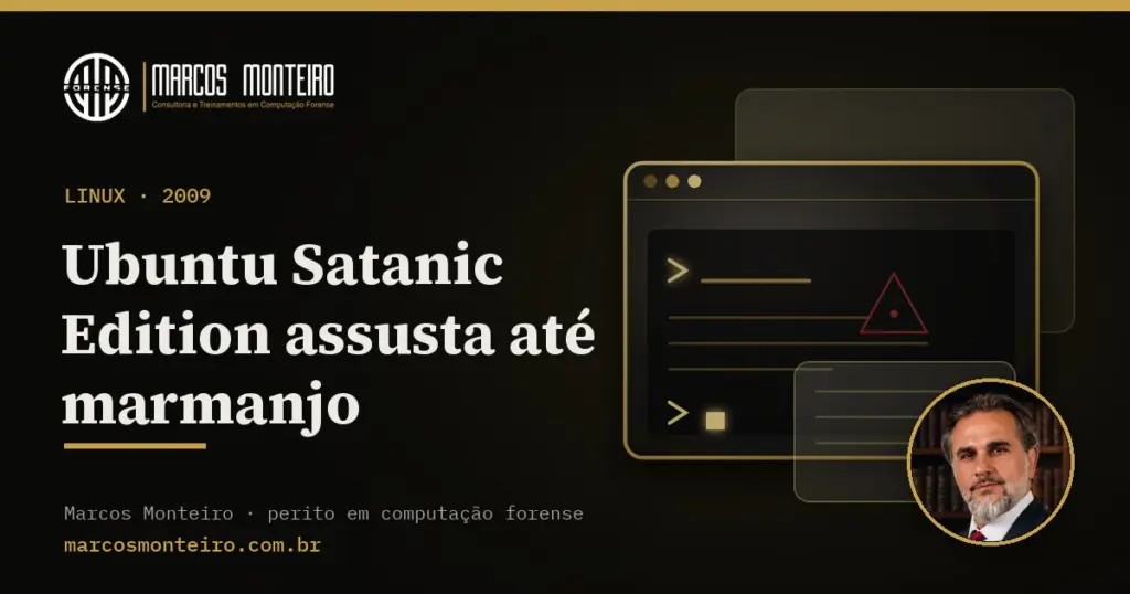 Ubuntu Satanic Edition assusta até marmanjo