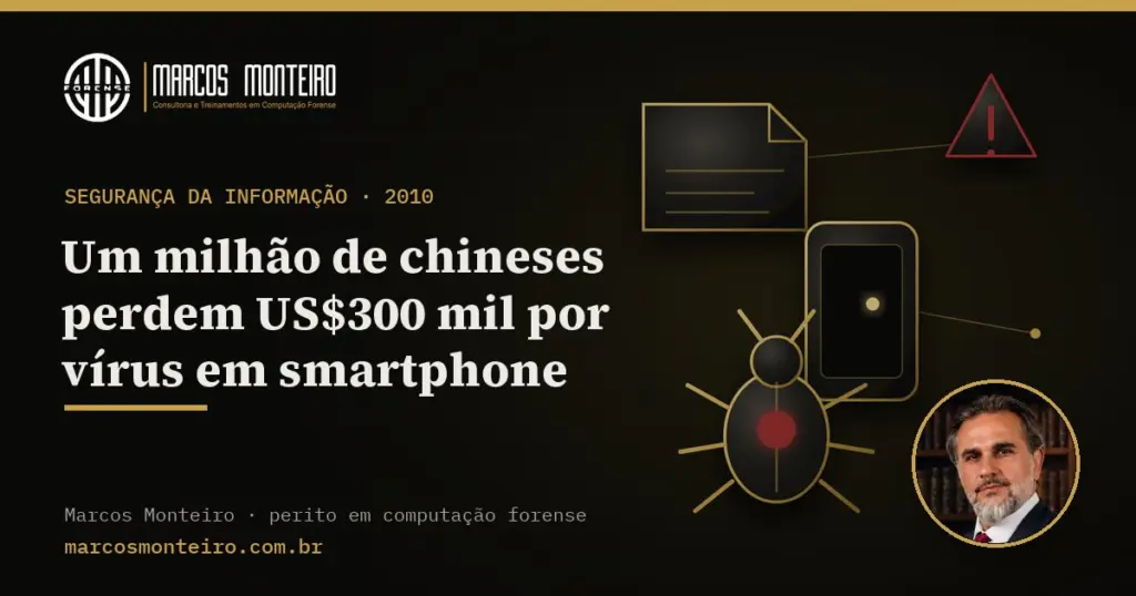 Um milhão de chineses perdem US$300 mil por vírus em smartphone