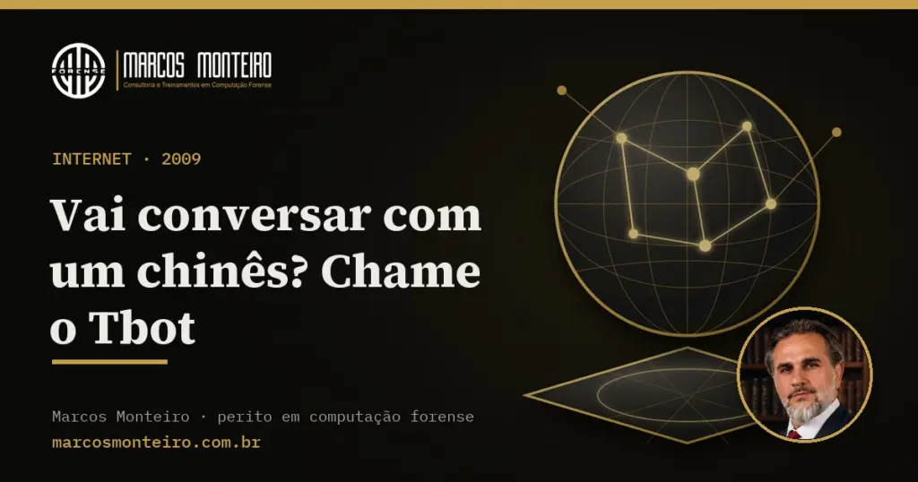 Vai conversar com um chinês? Chame o Tbot