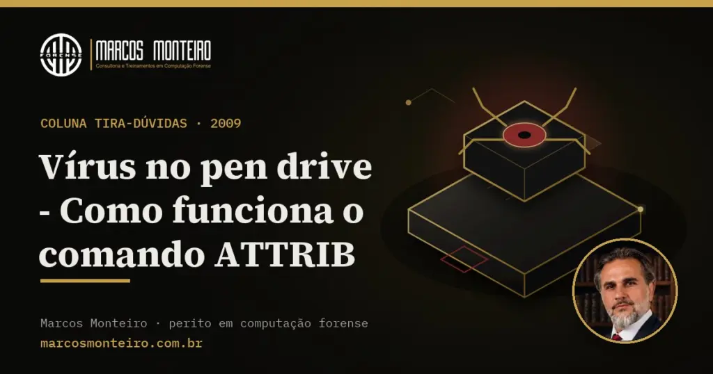 Vírus no pen drive – Como funciona o comando ATTRIB