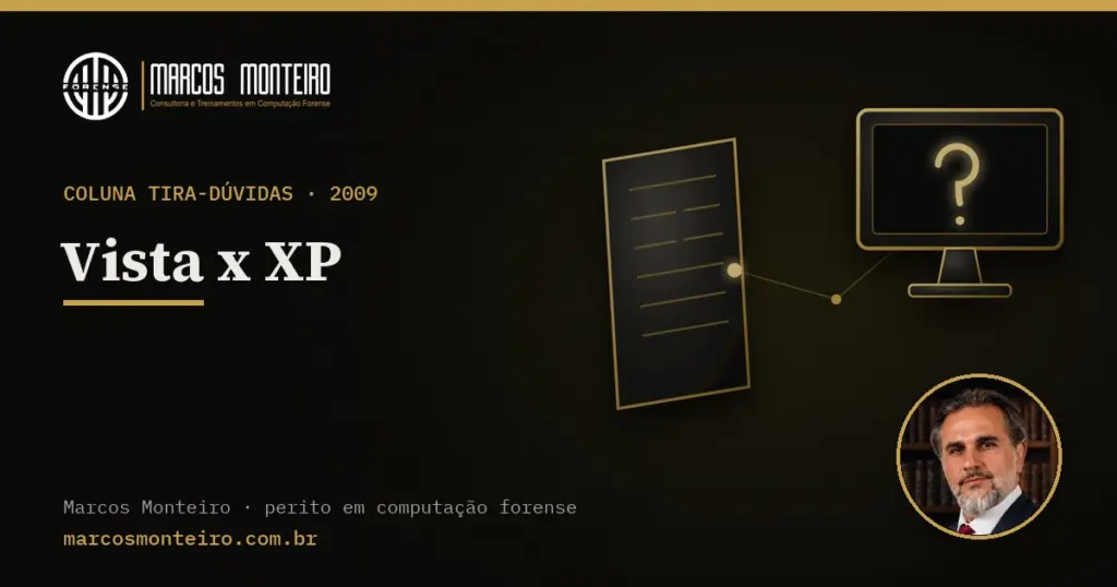 Vista x XP