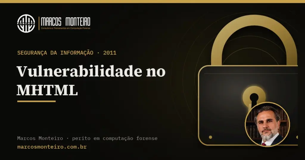 Vulnerabilidade no MHTML